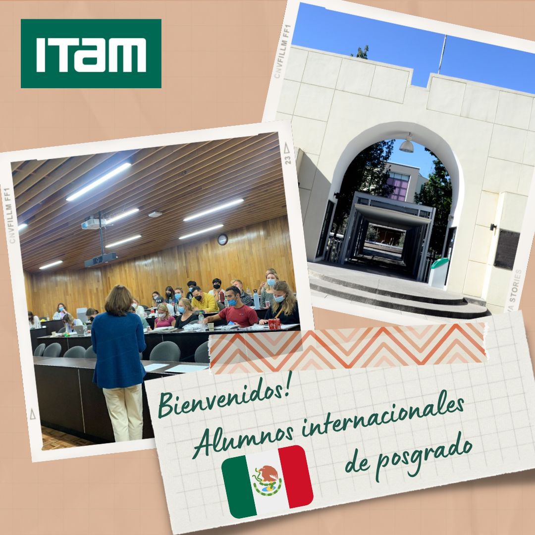 IntercambioITAM's tweet photo. Un semestre más recibiendo a nuestros alumnos internacionales de posgrado 🗺
El ITAM los recibe con los brazos abiertos 😊
Bienvenidos sean todos a la #ComunidadITAM 🏢
#Bienvenida #comunidaditamita #internacionales #ITAM #universitylife
#studyAbroad #intercambio #ITAMexchange https://t.co/vkw49nqkxG