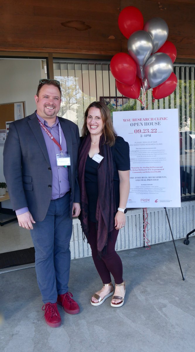 DrMcXursion's tweet photo. Wonderful open house at our research clinic @WSUAppl @WSU_PRISMCollab! Thank you community partners (>40 people) who shared your time, ideas and feedback on how to make substance use and mental health care better in Washington. This is just the beginning. https://t.co/Bh5604vesh