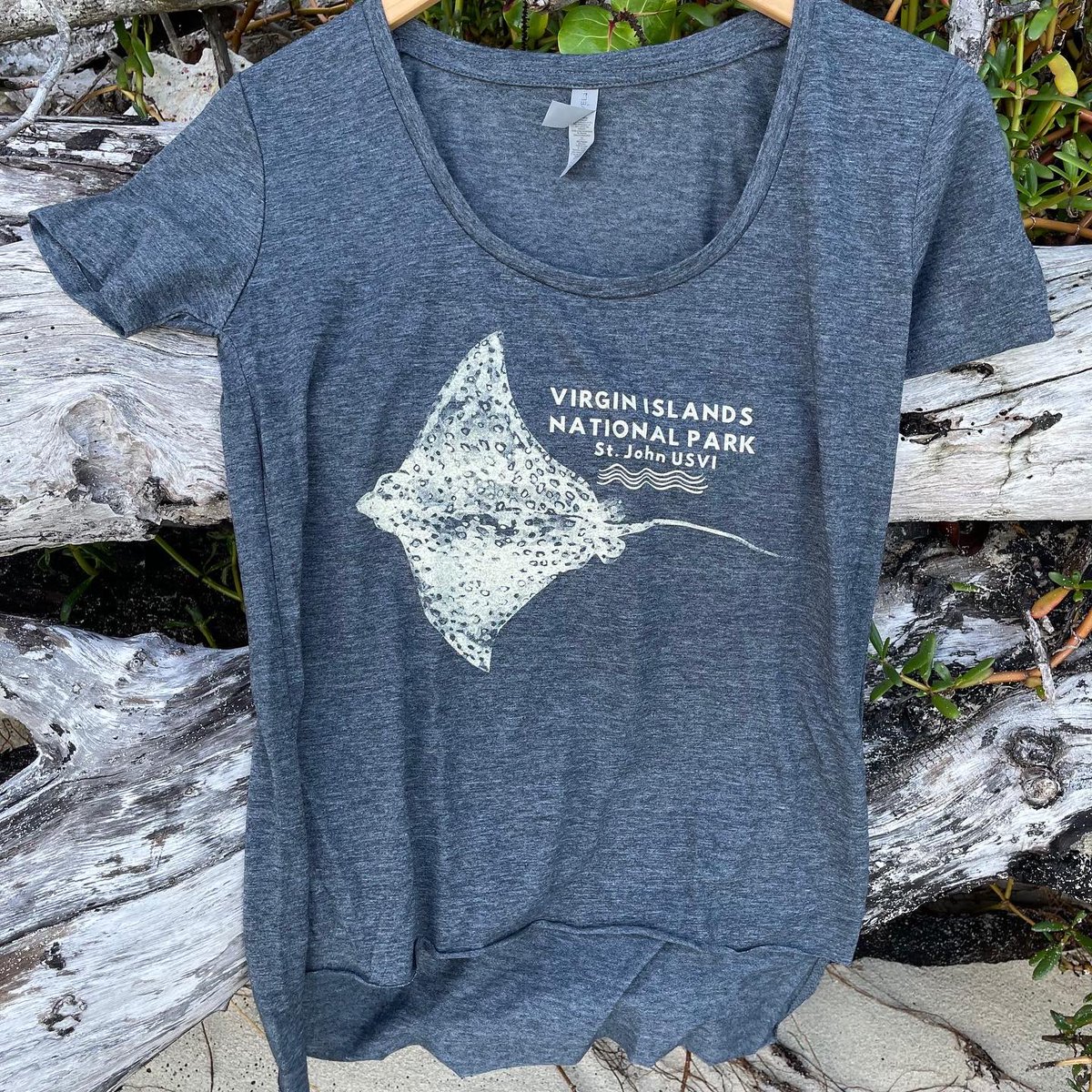 FriendsVINP's tweet photo. Anyone who’s seen an eagle ray flying through the water understands why we’re obsessed! Stop by the Park Visitor Center Store (Mon-Fri 9-1:30) or get yours online - https://t.co/IvA5IUZT4S #stjohnusvi #stjohnvi #usvi #nationalpark #vinationalpark #findyourpark https://t.co/UjjOcE27pQ