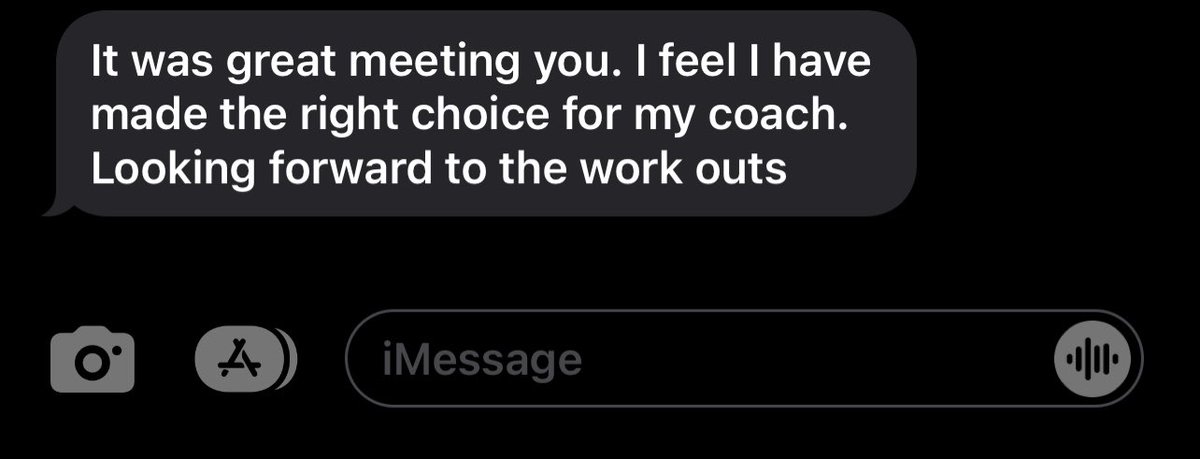 As a fitness coach, it’s a great feeling getting these messages from your clients. 

Consultations are very important. 1 first impression to earn their trust in this big stage of their life.