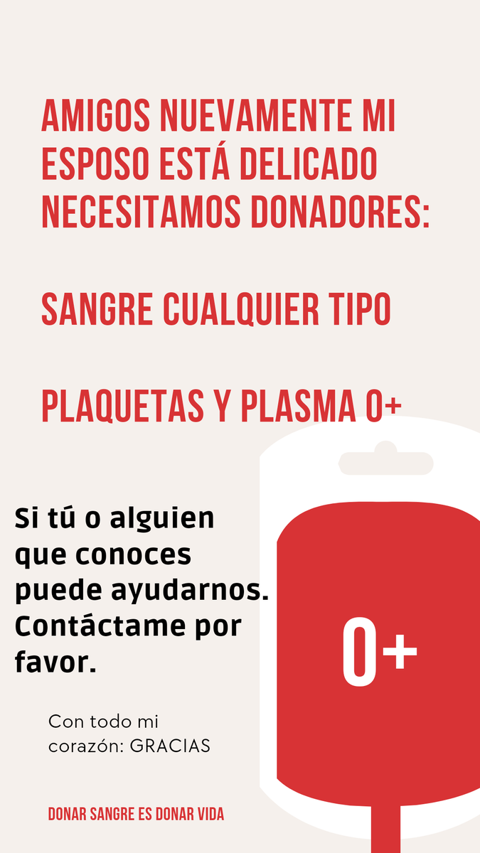mayris_k's tweet photo. Mi hermano está luchando por su vida y urgen PLAQUETAS y PLASMA 
(Nuevo Hospital General de Qro) 
Más información DM
Ayúdenme con un RT por favor.
@acueductoqro
@Omar_Castrejon
@Mary_tuits
@LosPapayosQro @PedroBufalo @soymaryann @LuisGOsejo @RaymundoRuizS @tere_alcantarav https://t.co/6ETxItMULI