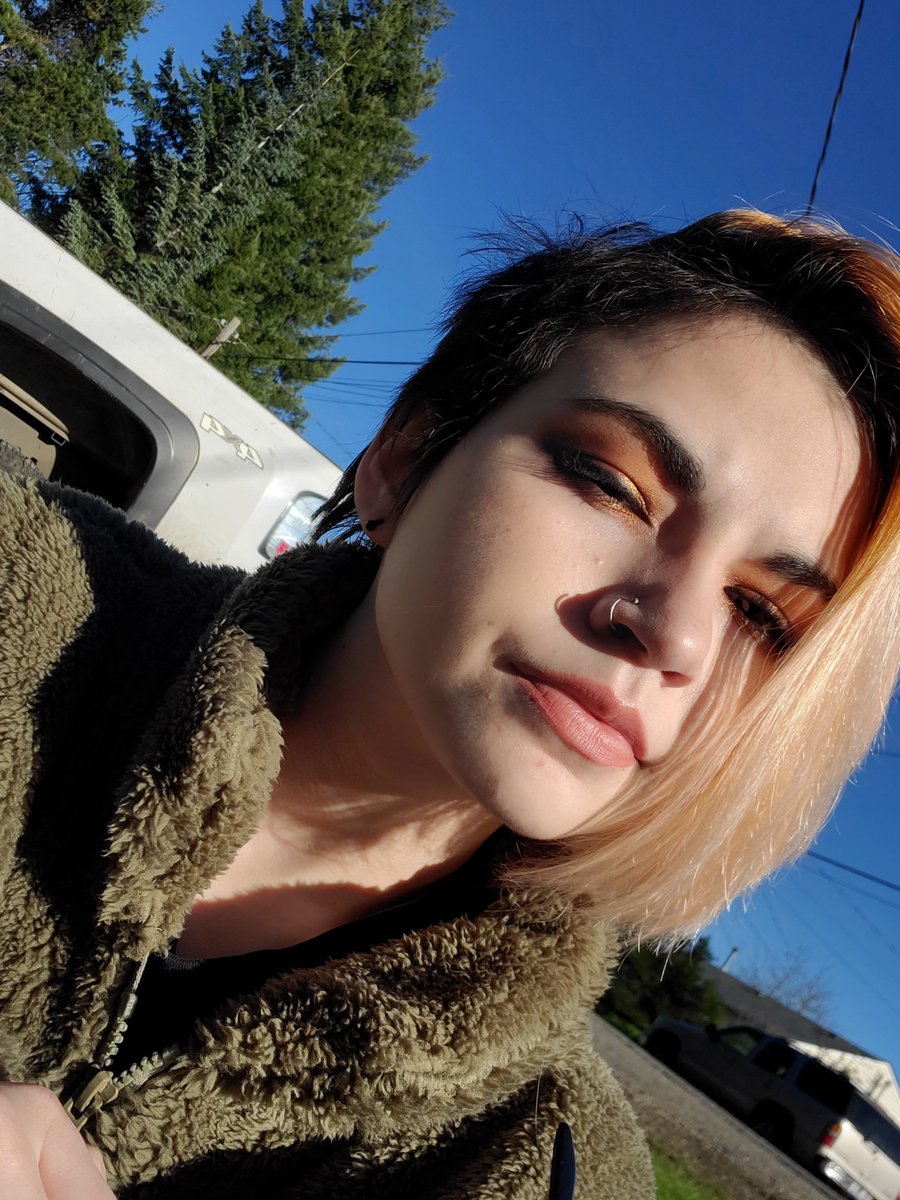 HyenaCandy_'s tweet photo. I'm Ashton, Non-binary 21 yr old PNW Fursuit maker and artist! 
Happily taken but still horny on main ❤️ I love to hike, grow succulents, and am obsessed with hyenas and dogs <3 
If you need to message me telegram is better. @/HyenaCandy https://t.co/AxsZZjSPho