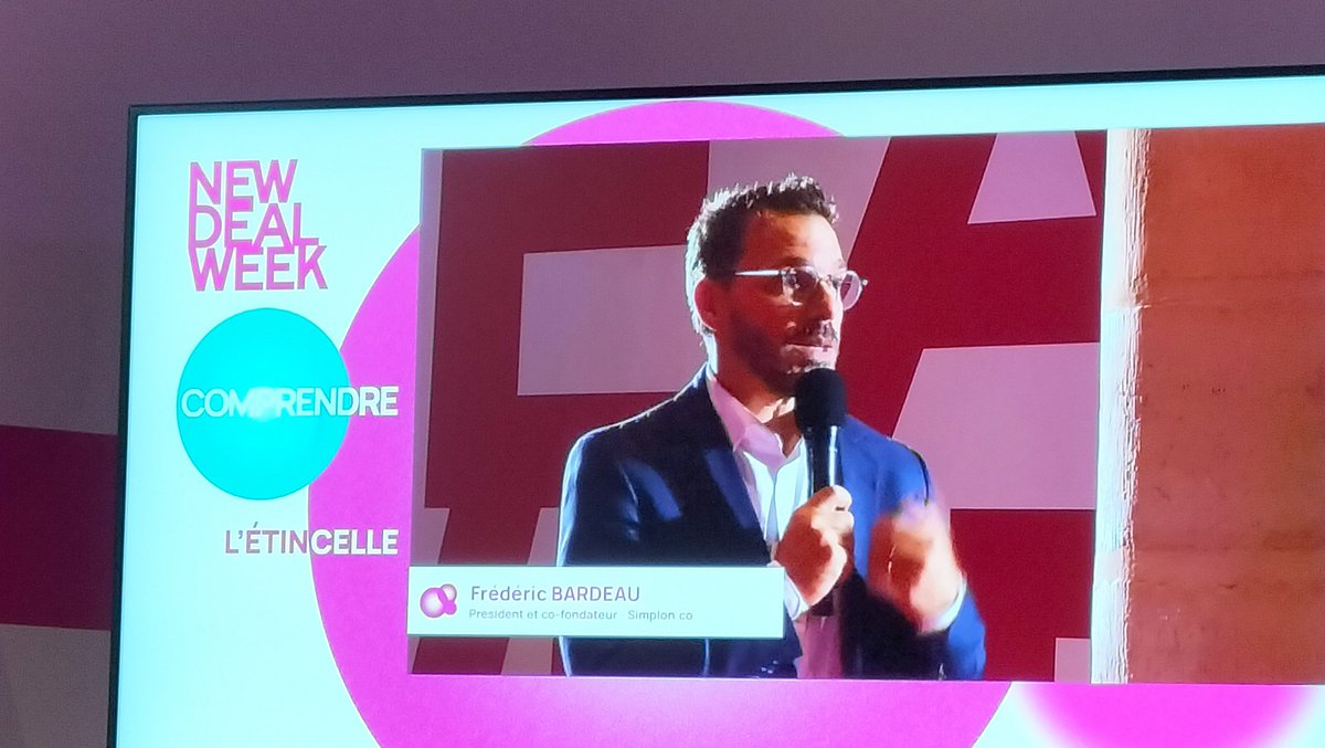 "Le numérique a la passion comme moteur. Il faut faire passer les compétences avant les diplômes. Aux RH de changer de regard pour recruter différemment" <a href="/fbardeau/">⚡ Frédéric Bardeau 🚀 🔥</a> @simplonco #newdeal #NDW <a href="/nnarcisse/">Nicolas Narcisse</a>