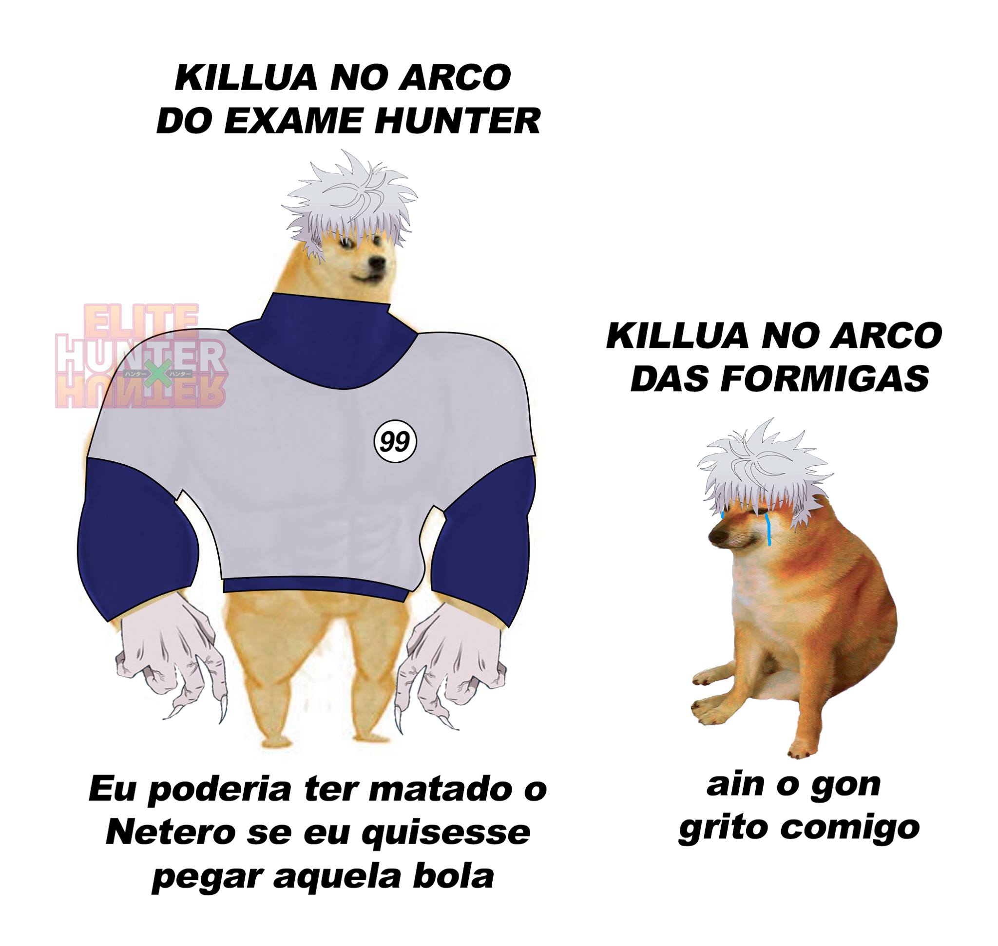 Os cara acham que o Leorio acertou - Elite Hunter x Hunter