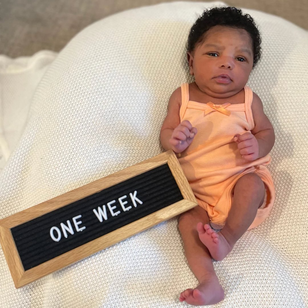 LegacyAdoptions's tweet photo. One week after her grand entrance, baby girl “N” is cozy at home adjusting life outside of the womb and getting lots of snuggle time with her adoptive parents! 

#adoptionoption #adoptionislove #happyhealthybabygirl https://t.co/QVldDrxq5m