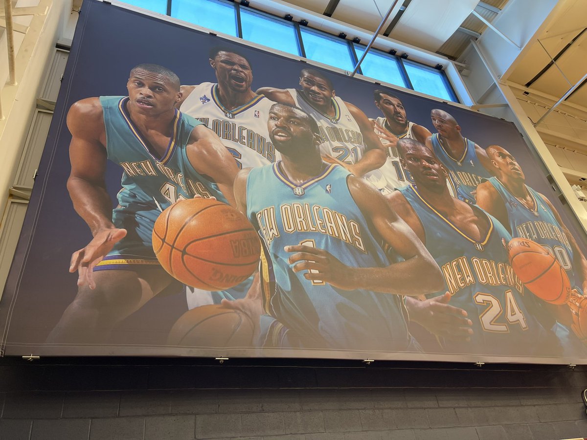 _Andrew_Lopez's tweet photo. Little bit of history in the Pels facility now. 

And before you ask why CP3 isn’t up there, it doesn’t include current players. https://t.co/pqU9ANdBTl
