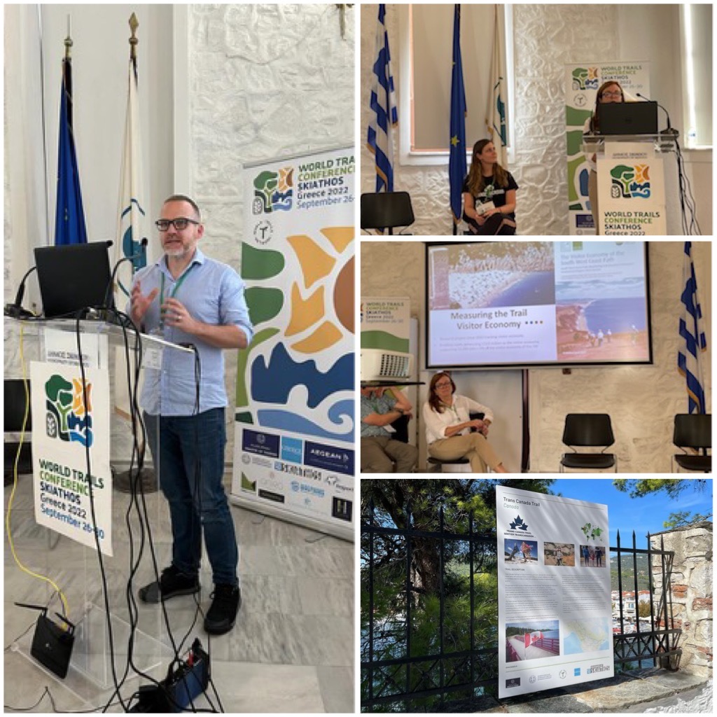 TCTrail's tweet image. Our CEO and President, @EMcMahon_TCT, and Vice President, Chief Trail Experience Officer, @matdeking, are representing @TCTrail at this year's #WorldTrailsConference! @WorldTrailsNet