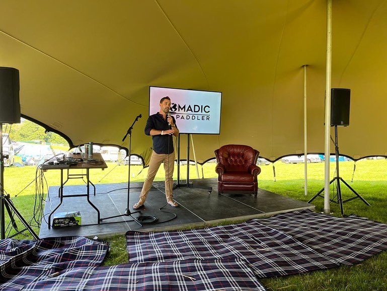nomadicpaddler's tweet photo. It is amazing how far my paddle boarding journey has taken me. What started out as focus to get me through prison is slowly turning into my career.

I feel honoured to be given opportunities to speak at amazing events like the @ArmchairAdvFest https://t.co/cNXEwuHXWc