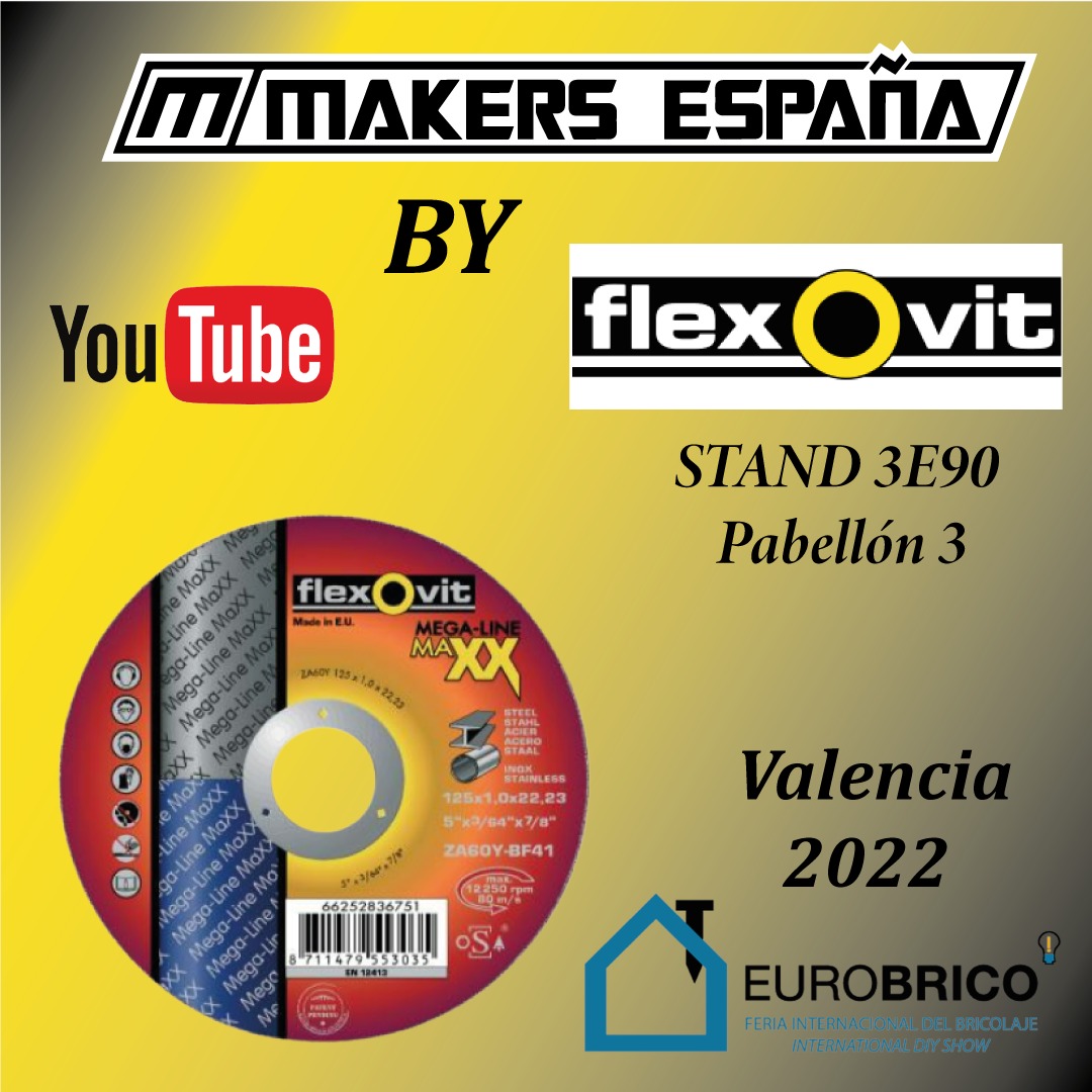 papa_manitas's tweet photo. La semana que viene nos vemos en @Eurobrico , ya no queda nada.
#flexovit #makersespaña #bricolaje #Valencia
#abrasivos #altorendimiento #discosdecorte
#discosdediamante #discosdedesbaste
#saintgobain #líder #superabrasivos
#industria #bricolaje #diy #ferreteria #papamanitas https://t.co/Cknuir125z