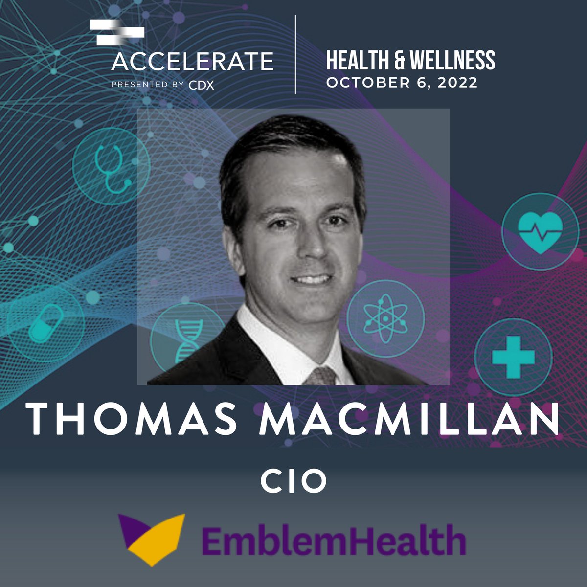 DX_Mag's tweet photo. Interested in learning more about the Chief Information Officer role?

Join us on Oct 6th at #CDXAccelerate Health + Wellness in Boston with Thomas MacMillan, CIO of @EmblemHealth, as he leads 'The CIO Interview' panel.

Register here: https://t.co/BRiHGPScpY https://t.co/LpDutOIumf