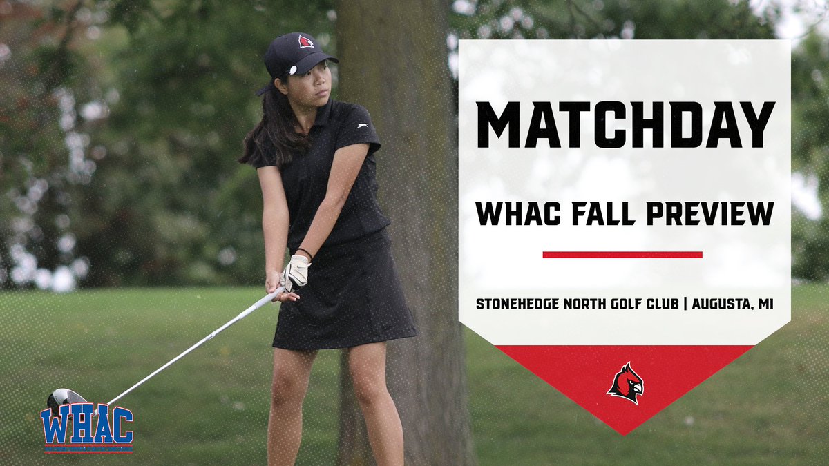 🏌️MATCH DAY🏌️

The Women's <a href="/CUAAGOLF/">CUAA Golf</a> team competes in Day 1 of the WHAC Fall Preview!

🆚 WHAC Fall Preview
📍 Augusta, MI

#GoCards