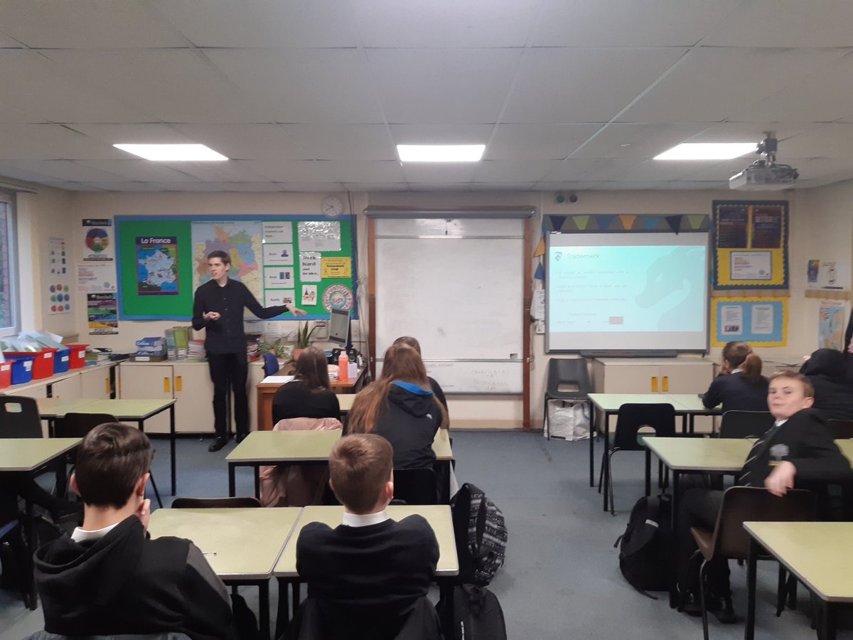As if that wasn't enough, we also had Lewis Johnston Watt, Brand Protection Specialist at Snapdragon, talking to us about IT careers and Languages. Fascinating to hear about the protection against fakes and how Languages make you culturally aware. #snapdragon-ip #dywmidlothian