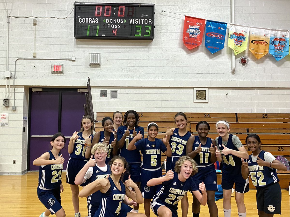Our middle school hoops team went 2-0 last week. Come cheer us on tonight in our home opener v. Derby at 4pm in the cooper gym as we try to keep our streak alive!👏🏀