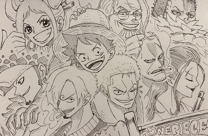 昨日は模写だったので今日は手ぐせで楽描きをば。練習しないとなー💦 