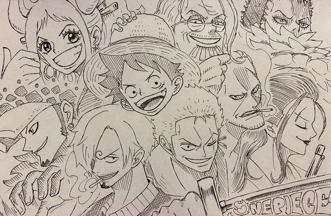 昨日は模写だったので今日は手ぐせで楽描きをば。練習しないとなー💦 