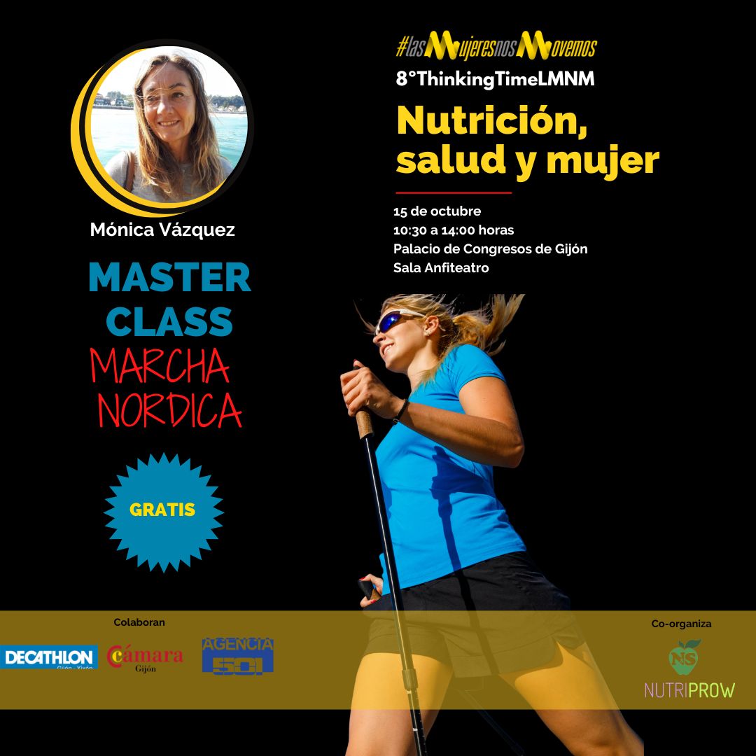 LMNMovemos's tweet photo. Te has apuntado ya al #8ThinkingTimeLMNM q organizamos en #Oviedo el 18 de octubre? Pues corre porque las plazas son limitadas¡¡ Hablaremos de Nutrición, salud y mujer y además tendremos talleres prácticos. Este de #marchanordica con @mujerydeporte40
https://t.co/gQOxi4ycdT https://t.co/WHYdCnHSb5