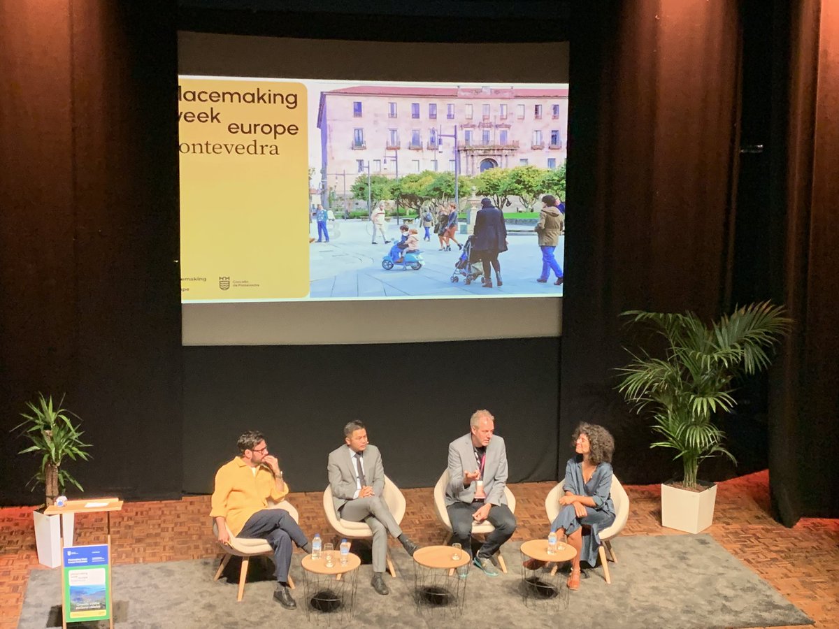 And so it starts!

We’re here in #Pontevedra at the opening of #PlacemakingWeek2022 for 4 days of incredible events w/ 400+ practitioners! What a fabulous energy…

Stay tuned for live updates!

<a href="/placemaking_eu/">Placemaking Europe</a> <a href="/VivianDoumpa/">Vivian Doumpa</a> <a href="/hanskarssenberg/">Hans Karssenberg</a> <a href="/RamonMarrades/">Ramon Marrades</a> <a href="/josechong/">José Chong</a> <a href="/UNHABITAT/">UN-Habitat</a>