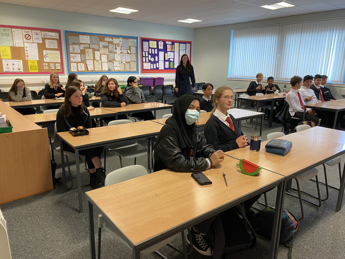 Our bilingual programme is in full swing. Higher languages and GCSE Polish last weeK. GCSE Arabic and Nat 5 (pictured) languages this week. Pupils meet at lunch times.