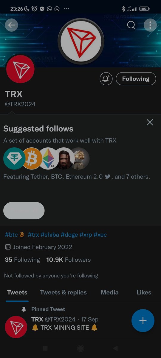 Coinboy65's tweet photo. @TRX2024 Done. https://t.co/zmiKSovG8h