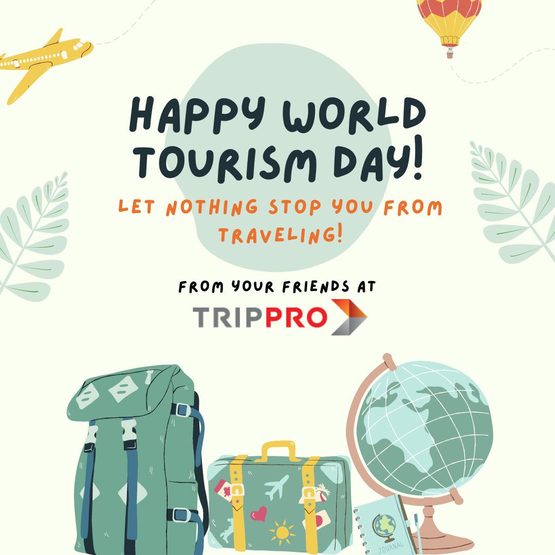 TripPro's tweet photo. Happy World Tourism Day!

https://t.co/Slx47aNADf

#worldtourismday #trippro #tourism https://t.co/elw3yqMD2r