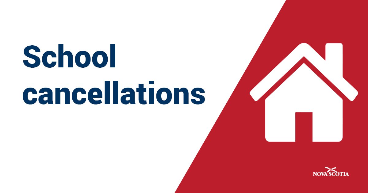 nsgov's tweet photo. Public school classes in northern and eastern Nova Scotia are cancelled again Wednesday, but most students in HRM and at CSAP schools will return to class: https://t.co/lNUHmjLyo6 https://t.co/XPkYDDDJCL
