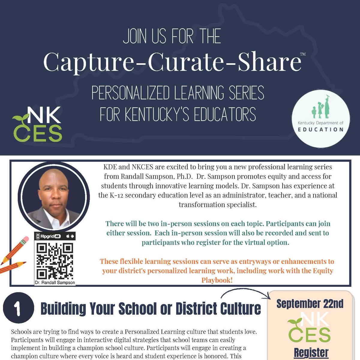 Holler_network's tweet photo. Virtual Professional Learning: CAPTURE-CURATE-SHARE with Dr. Randall Sampson on October 13th starting at 9:00am. 

REGISTER TODAY!
https://t.co/igczAjpKMM https://t.co/OTUCvsHQX3