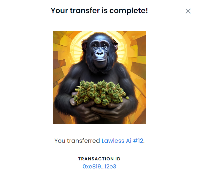 NFT_mastermindz's tweet photo. If you aren't breaking rules , Your not creating - Lawless🔥

4 of the 5 winners have reached out with wallet info and here is what they won , Congrats all 

We have another 5 NFT's  #nftgiveaway with 2 hrs left to go , just scroll the page to locate. 

#ArtLovers #WeedLovers #ai https://t.co/lpDbHBkbqB