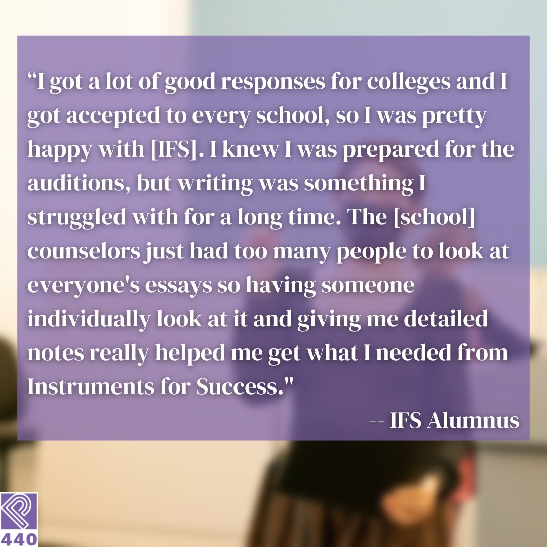 P440's tweet photo. We still have a few spots open for our fall cohort of #InstrumentsforSuccess! Join us in person at @TempleUniv Center City Campus on Wednesdays from 4:30-6:30pm starting on Oct. 12 to gain the insights you need to navigate the college application process. https://t.co/SAVAm5PDeM https://t.co/Hl3upWkx3a