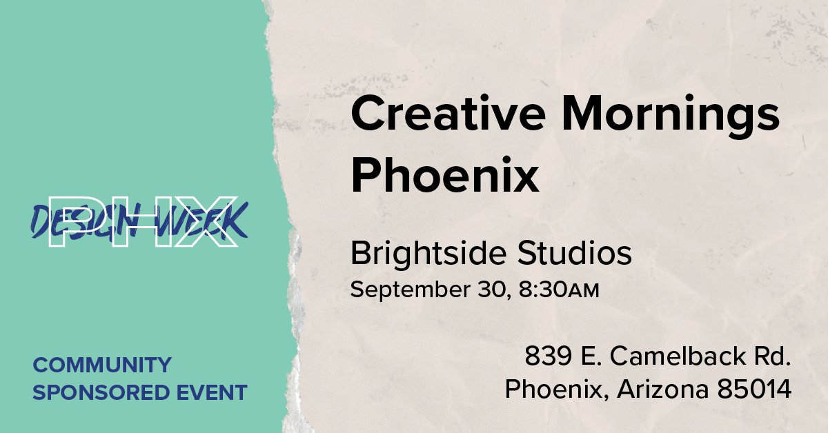 Phoenix Design Week tweet media