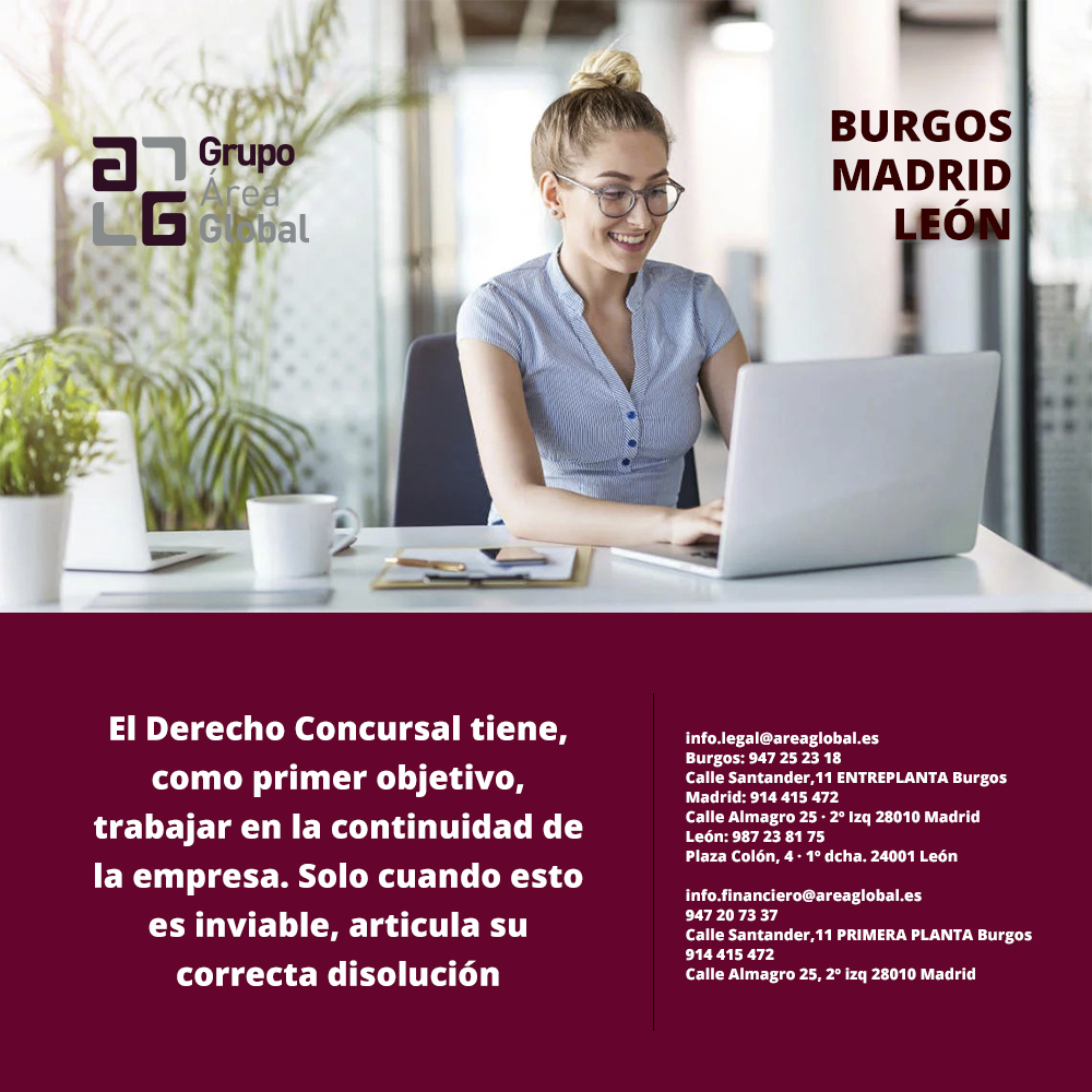 area_global's tweet photo. Especialistas en Derecho Concursal trabajando a tu favor. 
#Burgos #León y #Madrid. 

@icaburgos @ClippingRRPP @ANEESConcursal @GDZ_Abogados https://t.co/KVgN6vbkq8