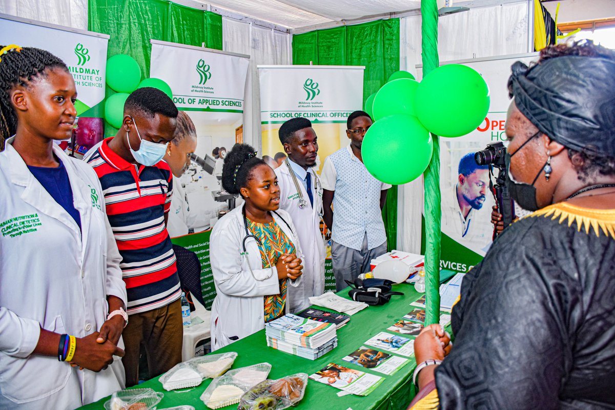 Mildmay Uganda Hospital and Mildmay Institute of Health Sciences support the 2022 National Council of Higher Education Exhibition at Lugogo as we strive to build critical human resource for health that will save lives #NCHE, @Educ_SportsUg, @MinofHealthUG, @MoICT_Ug
