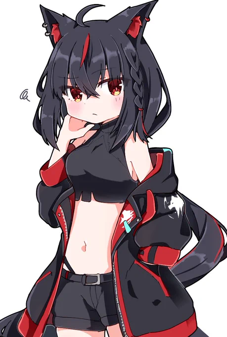 黒様#絵フブキ 