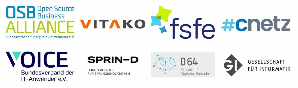 c_netz's tweet image. 📧 Wir unterstützen den Offenen Brief der @osballiance:

Initiativen zur digitalen Souveränität brauchen eigene Haushaltstitel.

Uns ermutigen die positiven Signale aus den Bundestagsfraktionen. Jetzt müssen Ankündigungen in Handlungen  überführt werden. 

osb-alliance.de/featured/offen…