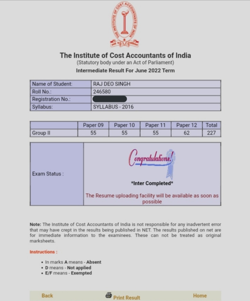 iam_rajdeosingh's tweet image. Finally
HARD WORK PAYS OFF ✨ 
&amp;amp; I become CMA FINALIST 👨🏻‍🎓 . 

I can&apos;t express my feelings in words ,I am Waiting for this day from last 6 months and today I finally saw my family how happy they are from my result . This is the most happiest moment of my life 🥰🥳