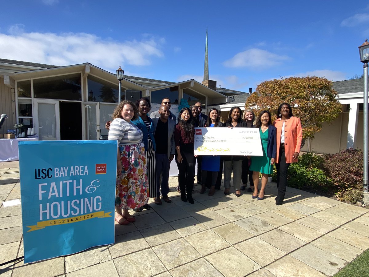 Today, we announced a $500k @wellsfargo grant to support <a href="/LISCBayArea/">LISC Bay Area</a>’s #FaithandHousing program to help #BayArea churches develop much-needed affordable housing units on their properties during the housing crisis. #affordablehomes
