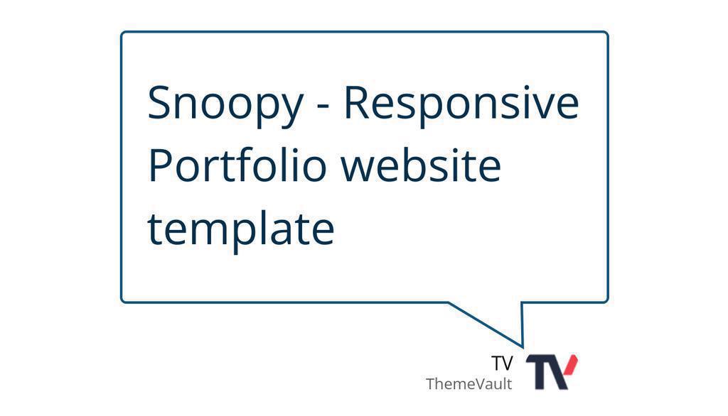 mishapatel0123's tweet photo. "This template shows off your services at its best, with a minimalist gallery, a section that displays your work, and a banner image, among others.The code for Snoopy is made up of the latest technologies, including HTML5, CSS, Bootstrap, and Js." https://t.co/UNN9AlnrMO https://t.co/2v6FeIHaTC