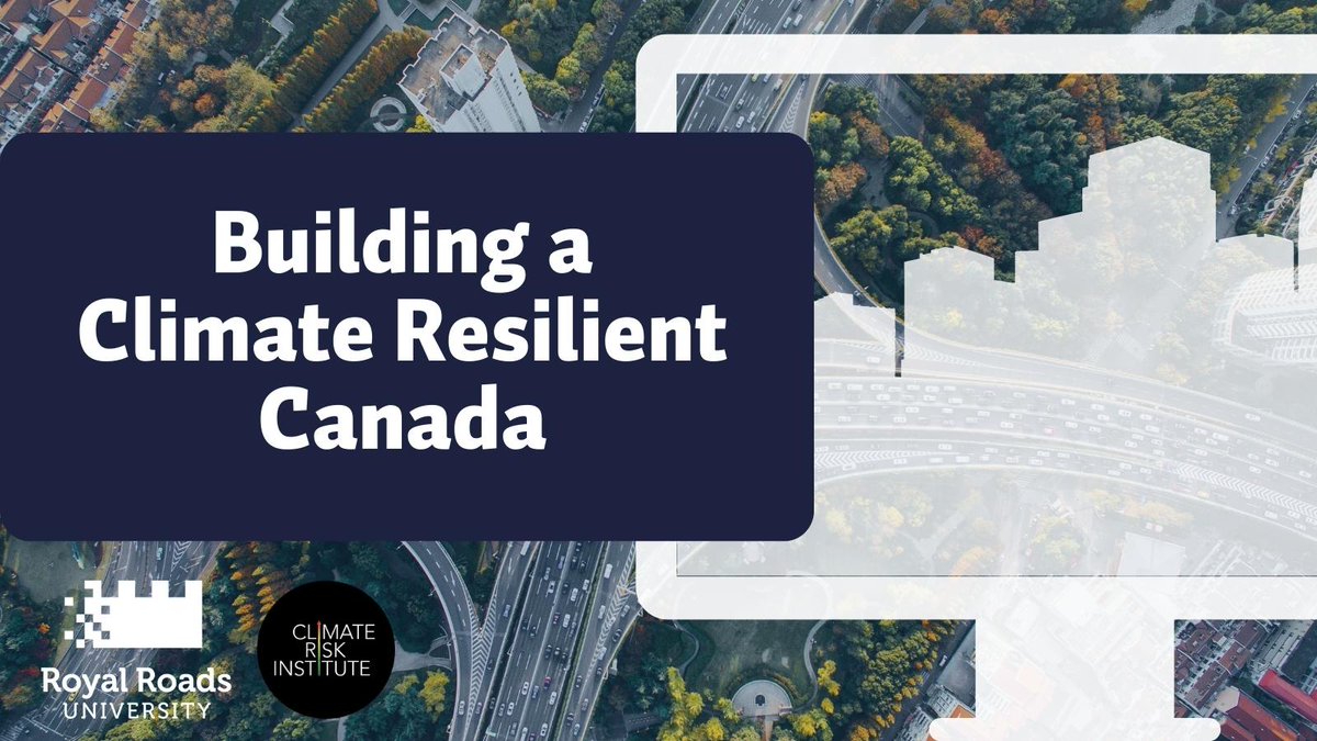 Climate Change and Infrastructure Risk Assessment - the PIEVC Protocol starts tomorrow! Join <a href="/CRI_Climate/">Climate Risk Institute</a> at <a href="/RRUExecEd/">RRU Exec Ed</a> for this course exploring #PIEVC, risk management practices, and the risks and impacts posed to public infrastructure by #climatechange

ow.ly/Uq2l50KCR6O