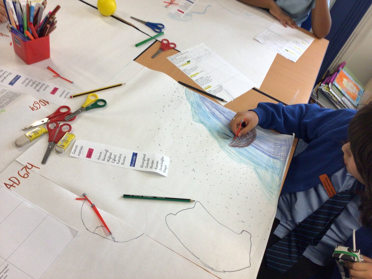 Year 5 were really engaged in their 'Play and Plan' session today. They created hero and villain models, mapped out their fictional worlds and role played their 'Saxon Saga'. They can't wait to start writing their stories this week.