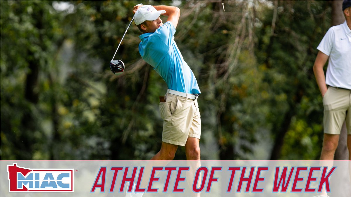 SJUJohnnies's tweet image. Congratulations to @johnniesgolf junior Sam Berger, the MIAC Men's Golf Athlete of the Week!

RELEASE: gojohnnies.com/news/2022/9/27…

#GoJohnnies #d3golf
