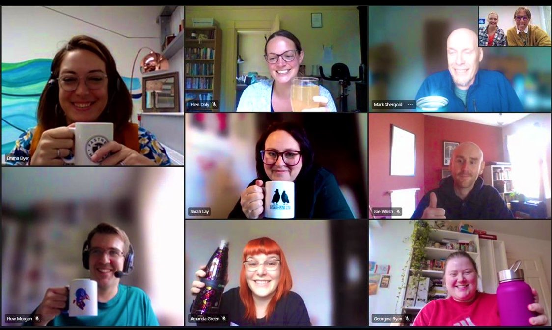 Little_Digital's tweet photo. Team teatime welcoming Ellen Daly, Huw Morgan and Georgina Ryan to our Digital Team. Excited about our plans at @alzheimerssoc for people affected by #dementia 💙
Still a couple opportunities for #InteractionDesigners to join us: https://t.co/U0I4SX9S59 https://t.co/4a6h1tt5Re