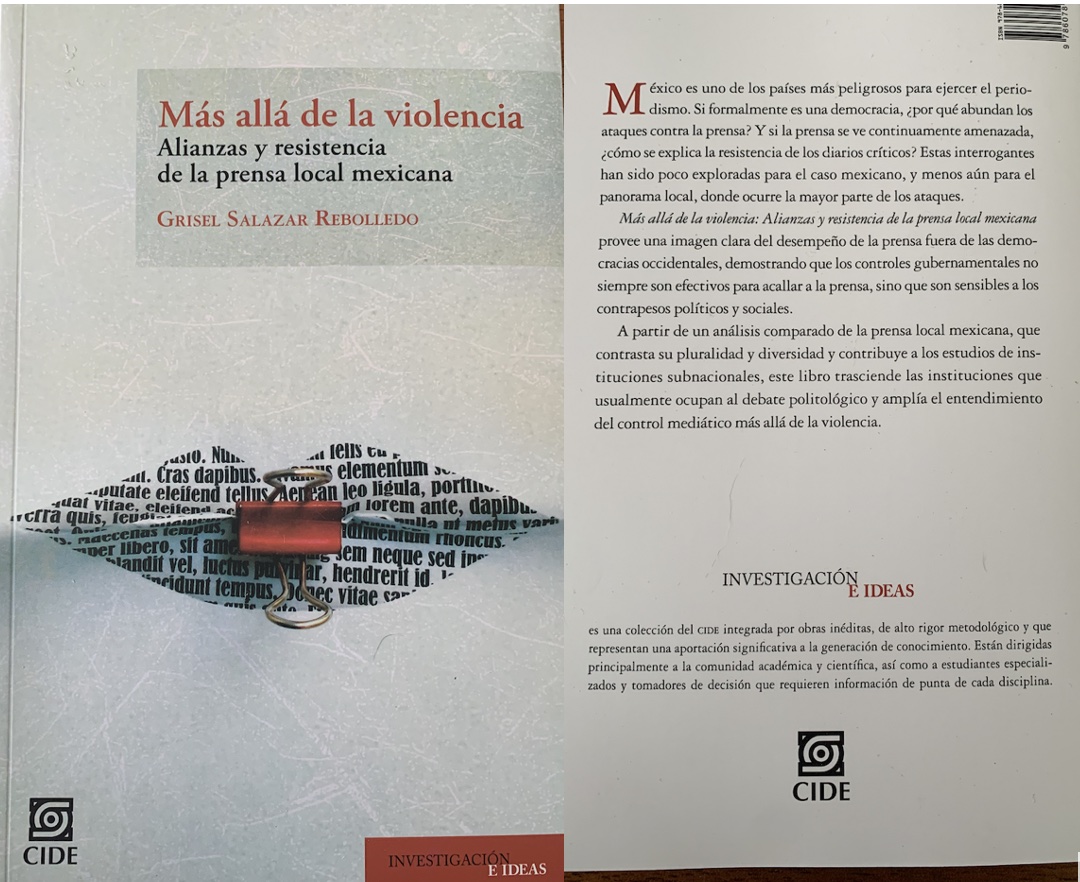 Me hace muy feliz compartir que acaba de publicarse mi libro "Más allá de la violencia. Alianzas y resistencias de la prensa local mexicana."

Aquí busco entender mejor la existencia y supervivencia de medios críticos en un entorno de continuas amenazas como el mexicano...🧵