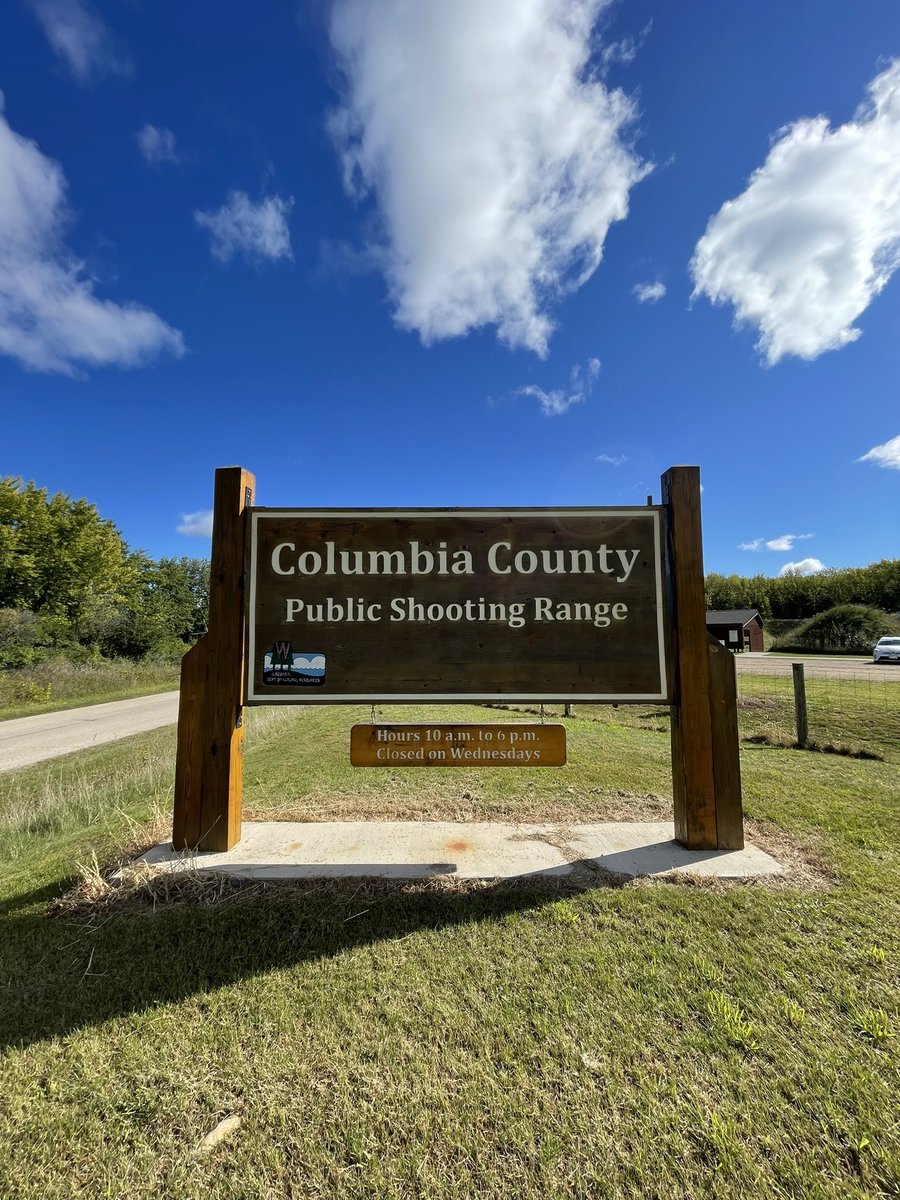 Not bad shooting score from 50 yard rifle range in Columbia conty public shooting range