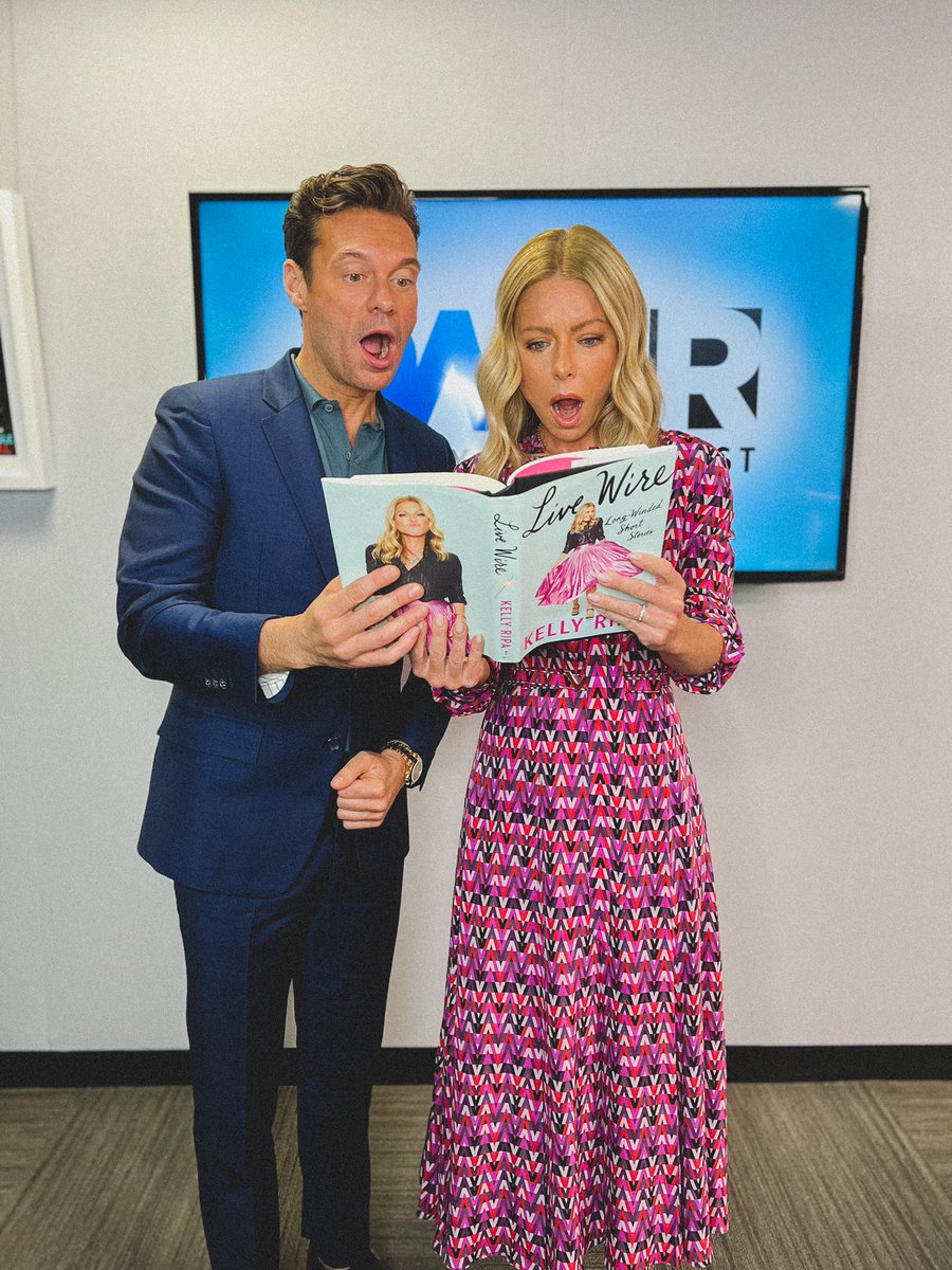 You won't believe what @KellyRipa wrote... Her book 'Live Wire' hits stands TODAY and is filled with real-life stories that are humorous, relatable, and incredibly witty