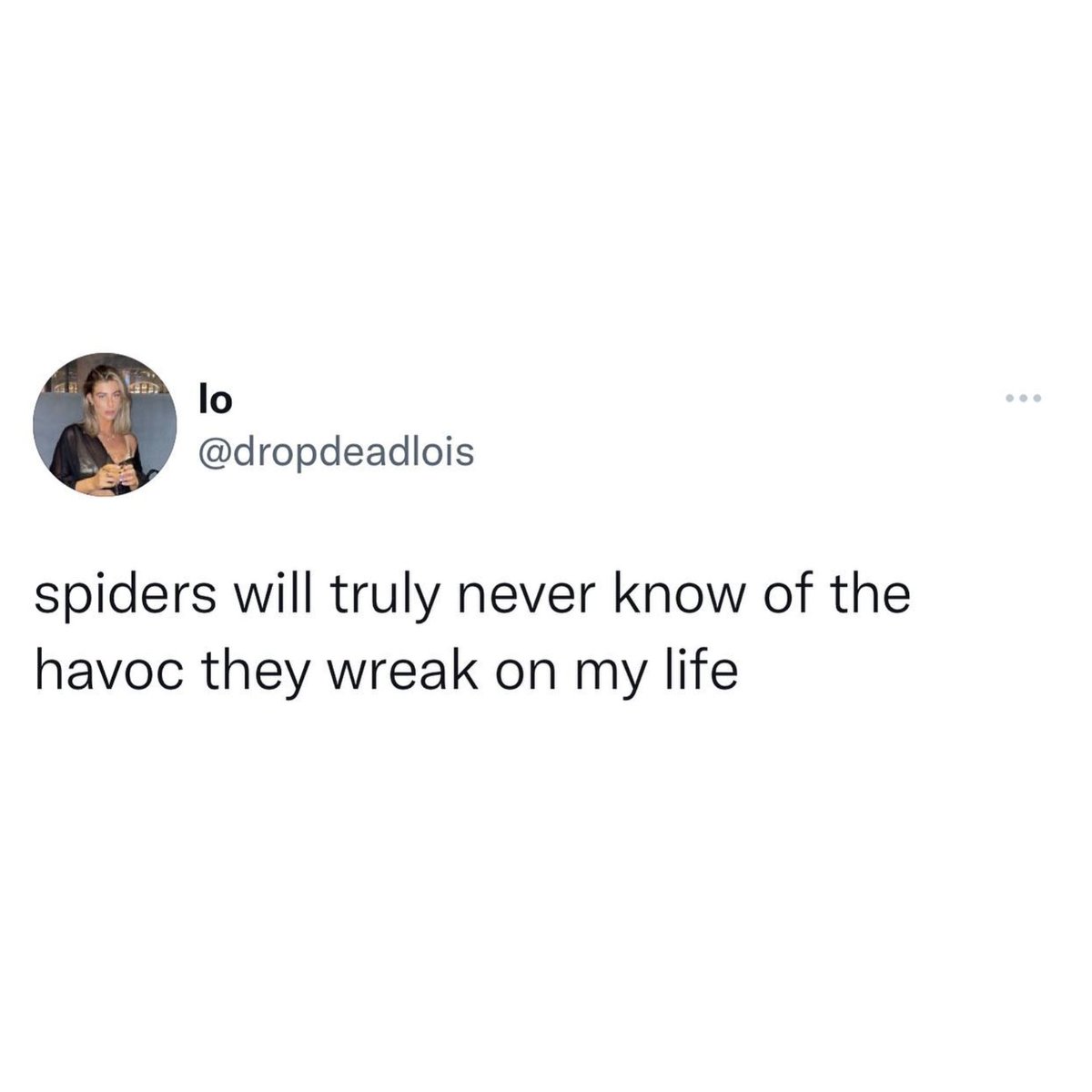 OfficialPLT's tweet photo. Spider season has started 😢 🕷️ https://t.co/7xUn4GPlID