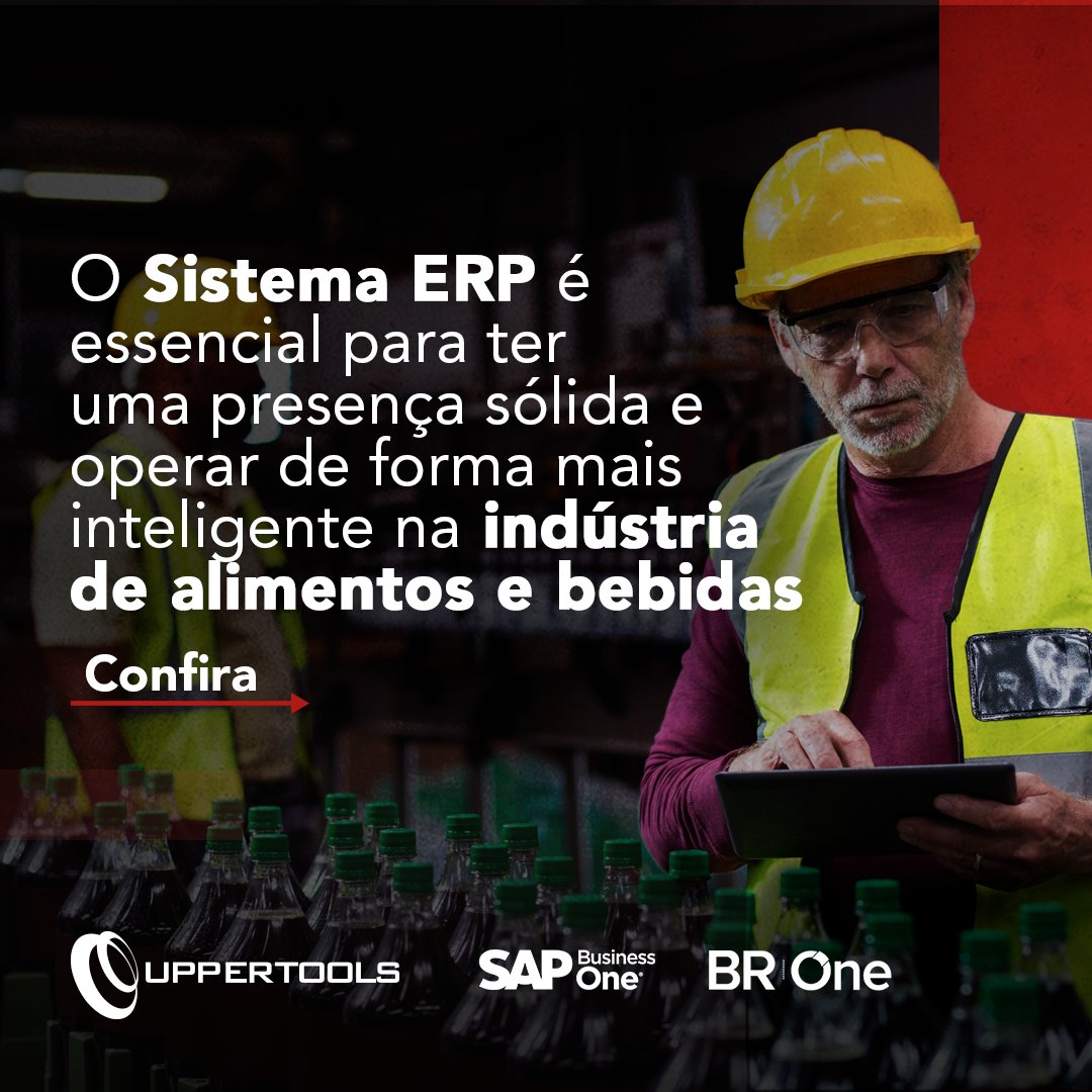 Uppertools's tweet photo. A indústria de alimentos e bebidas enfrenta diversos desafios, como demanda por diversidade e inovação, margens de lucro baixas etc. 

#uppertools #gestão #sistemaerp https://t.co/zcDCj9zpun