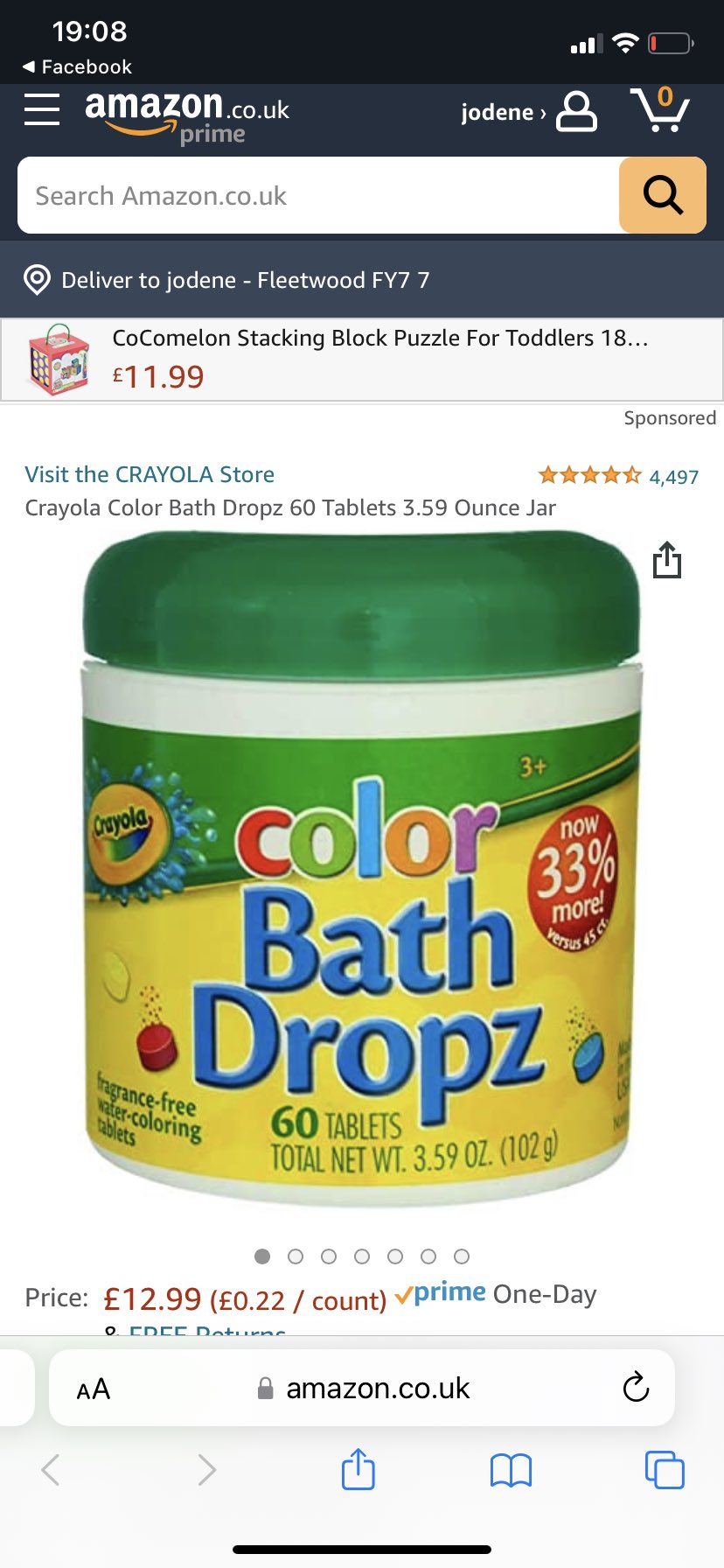 Crayola Color Bath Dropz 3.59 Ounce - 60 Tablets 