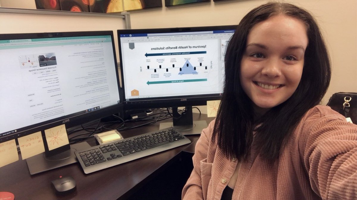 KuzneskiGroup's tweet photo. We’re only a day away from the IUP Job Fair! Find out what a KIG internship is really like from one of our current interns, Miranda Federinko! Visit the KIG booth on Sept. 28 at the KCAC. We'll see you there! https://t.co/5GqzCCw2Wh https://t.co/wp52iFdb78