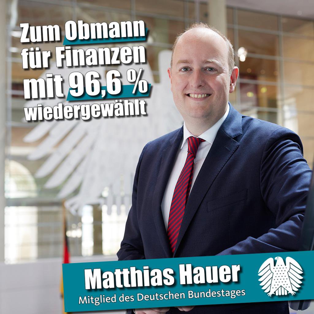 MatthiasHauer's tweet photo. Mit 96,6 % hat mich die @cducsubt soeben zum #Obmann im #Finanzausschuss wiedergewählt. Herzlichen Dank an meine Kolleginnen und Kollegen für das erneute Vertrauen. 🗳💪🏻 https://t.co/OYpqKra74r