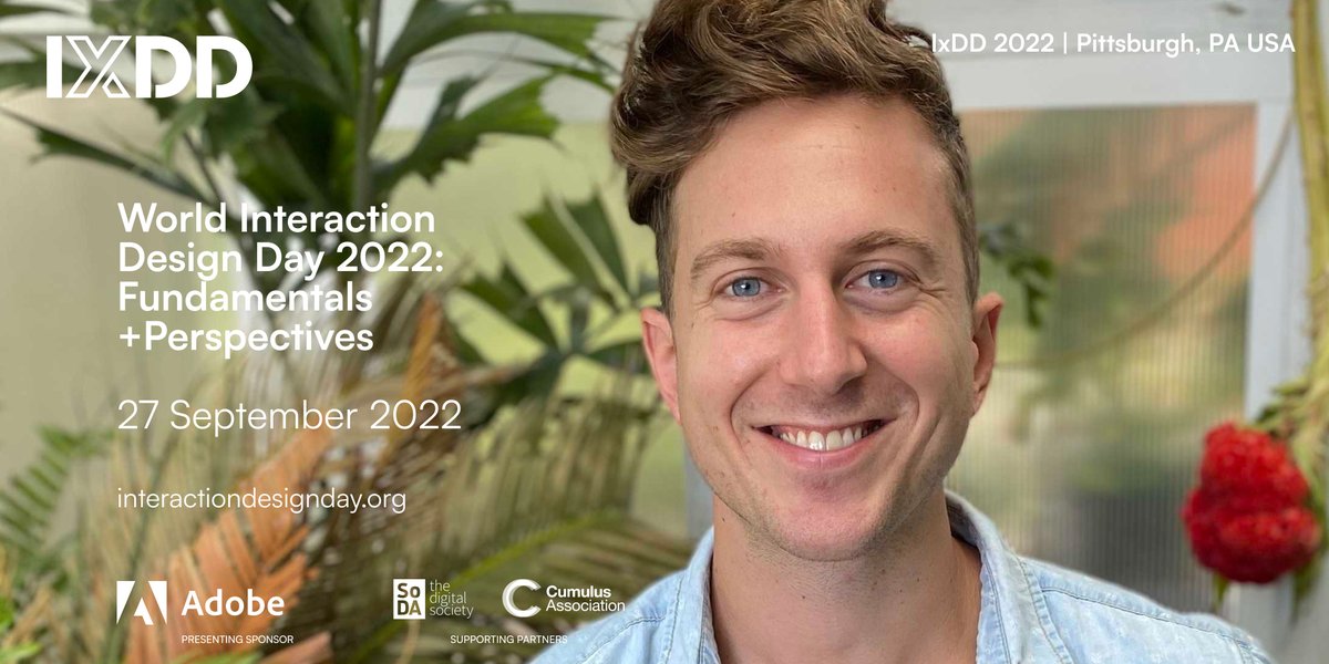 IxDA's tweet photo. @IxDAPGH is hosting Jesse Carrey-Chan for 'The Golden Trinity of Storytelling: the key to conscious design' Jesse is a queer cross-disciplinary artist, story consultant, and user experience designer.
#IxDD #interactiondesign #interactiondesignday #adobe
https://t.co/aUtH03kbUY https://t.co/KHnD9wgyjJ