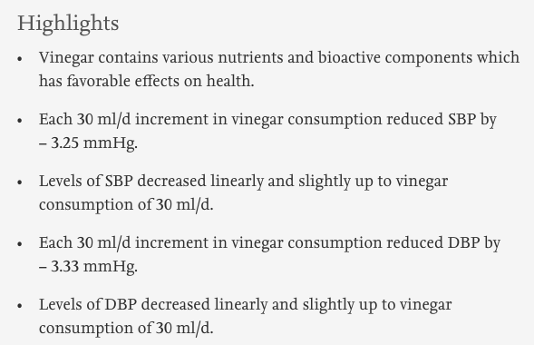 Dose-dependent effect of #vinegar on blood pressure: A systematic review &amp; meta-analysis sciencedirect.com/science/articl… Attn: <a href="/_atanas_/">Atanas G. Atanasov</a> <a href="/_INPST/">International Natural Product Sciences Taskforce</a> <a href="/ScienceCommuni2/">Science Communication</a> <a href="/DHPSP/">Digital Health and Patient Safety Platform</a> <a href="/shashiiyengar/">Shashi Iyengar | Metabolic Health India®</a> <a href="/ToshiyukiHorie/">Toshiyuki Horie｜堀江 俊之</a> <a href="/Grimhood/">Mg2+ Papi, the BowTied Mg2+</a> <a href="/Mangan150/">P.D. Mangan Health & Freedom Maximalist 🇺🇸</a> <a href="/HeidiHmoretti/">TheHealthyRD</a> <a href="/AndrewMerle/">Andrew Merle</a> <a href="/heniek_htw/">htw</a> <a href="/Dra_TeraizaMesa/">Dra. Teraiza Mesa R Cuenta Oficial ®</a> <a href="/COSseaton/">CHSeaton</a>